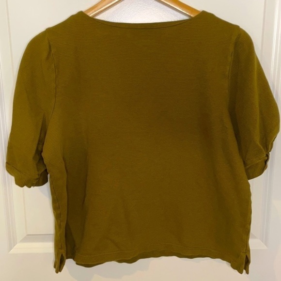 BANANA REPUBLIC | Women’s Olive Green Short Sleeve Shirt Size Medium. - Picture 6 of 6